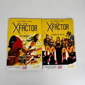 All New X-Factor Volume 1 & 2 Peter David Action and Adventure Comic Books PB